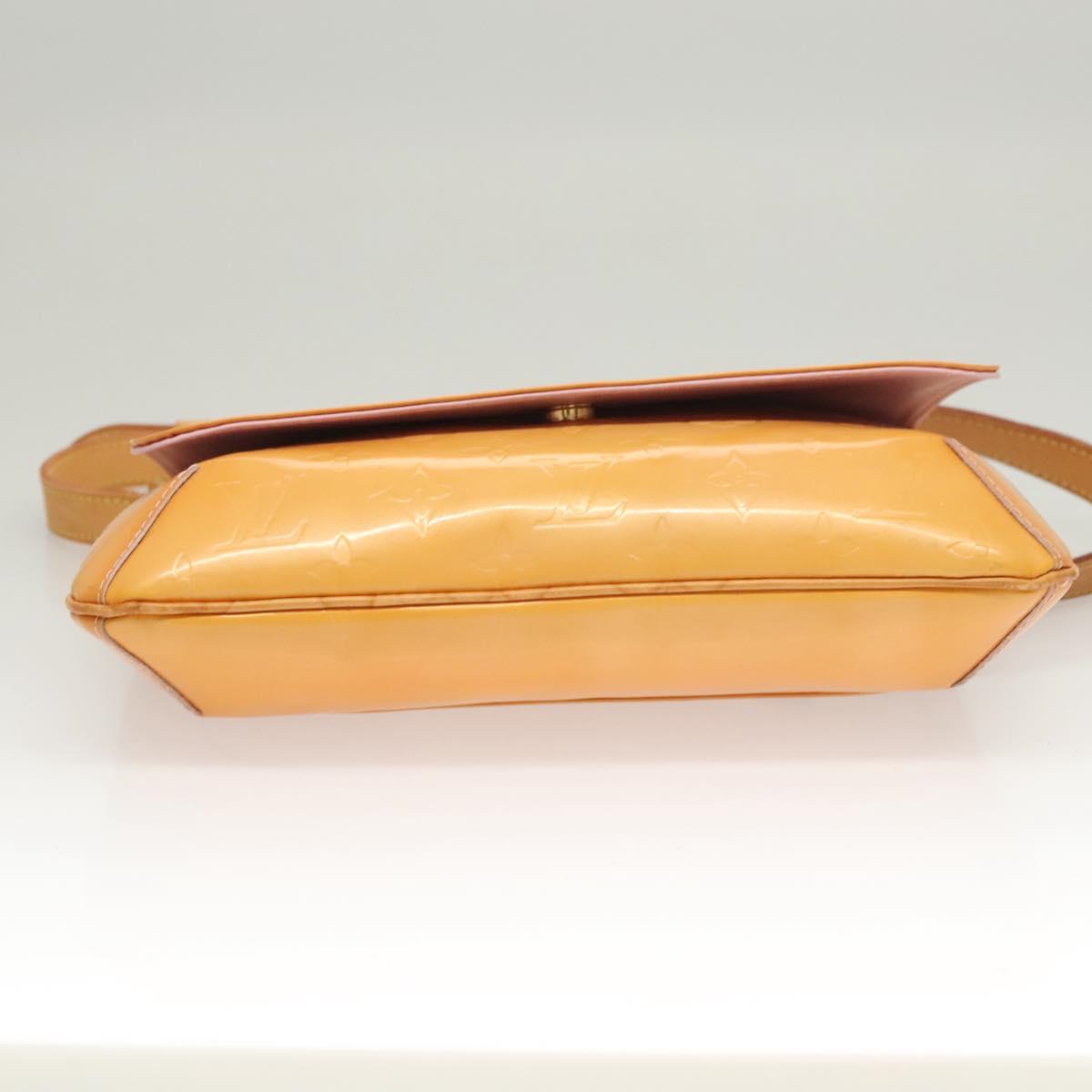 LOUIS VUITTON Vernis Thompson Street Bag Marshmallow Pink M91070 LV Auth BA1971