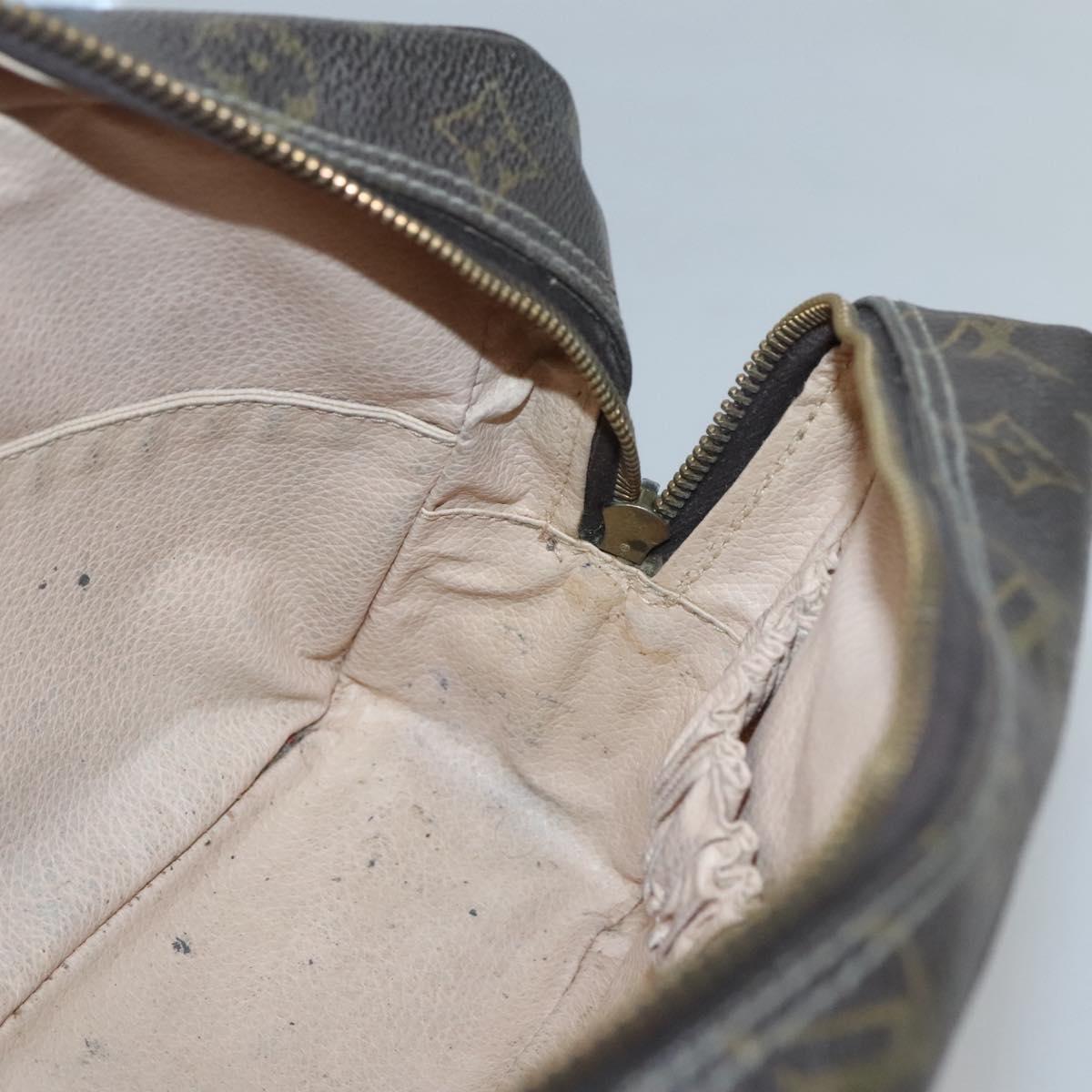 LOUIS VUITTON Monogram Trousse Toilette 28 Clutch Bag M47522 LV Auth BA2049