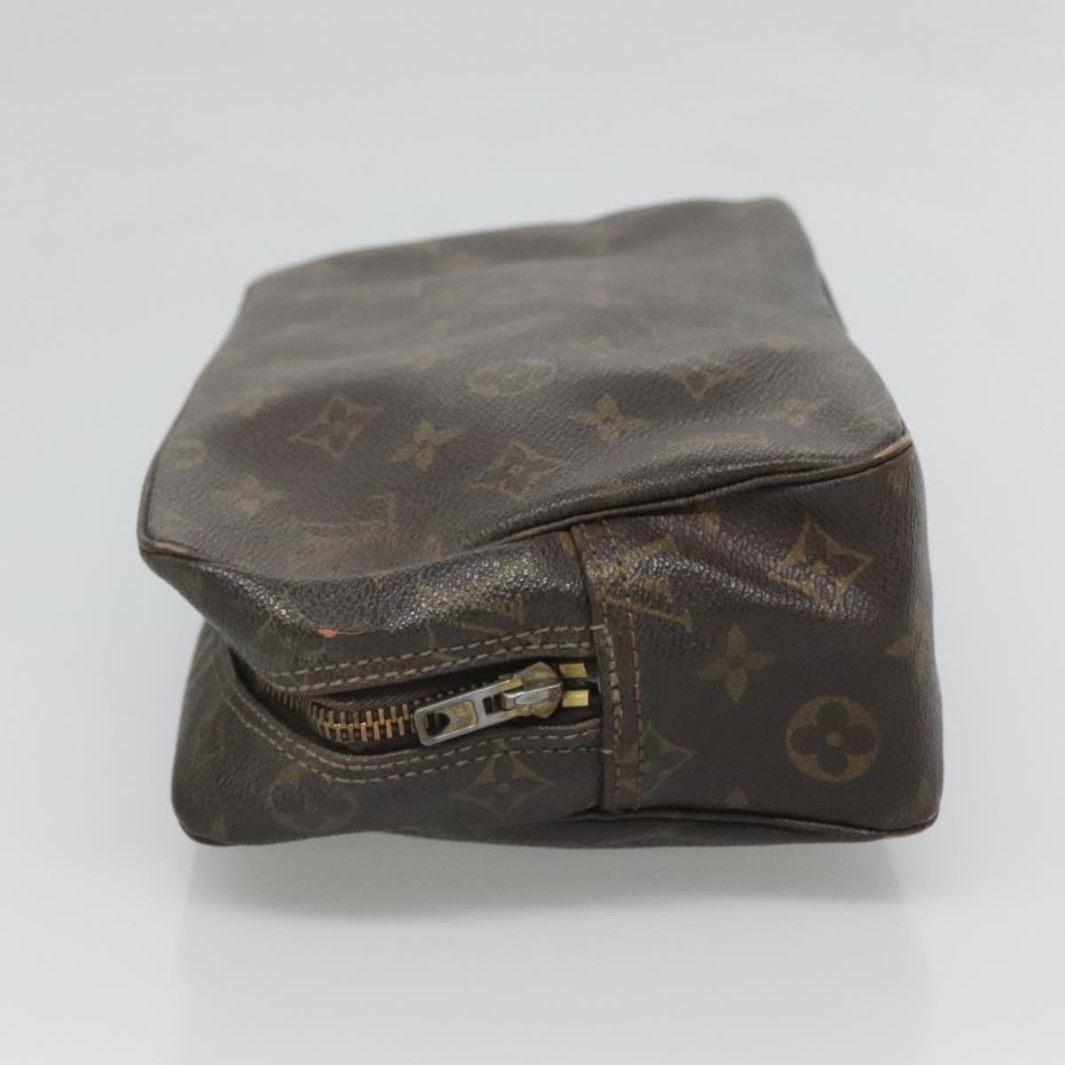 LOUIS VUITTON Monogram Trousse Toilette 28 Clutch Bag M47522 LV Auth BA2049