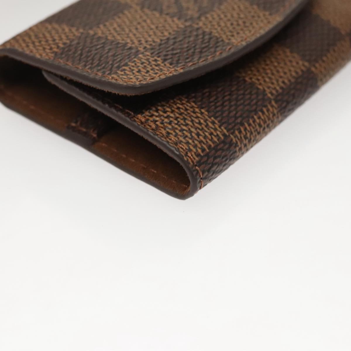 LOUIS VUITTON Damier Ebene Cuffs Cuff Case M64681 LV Auth BA2081V