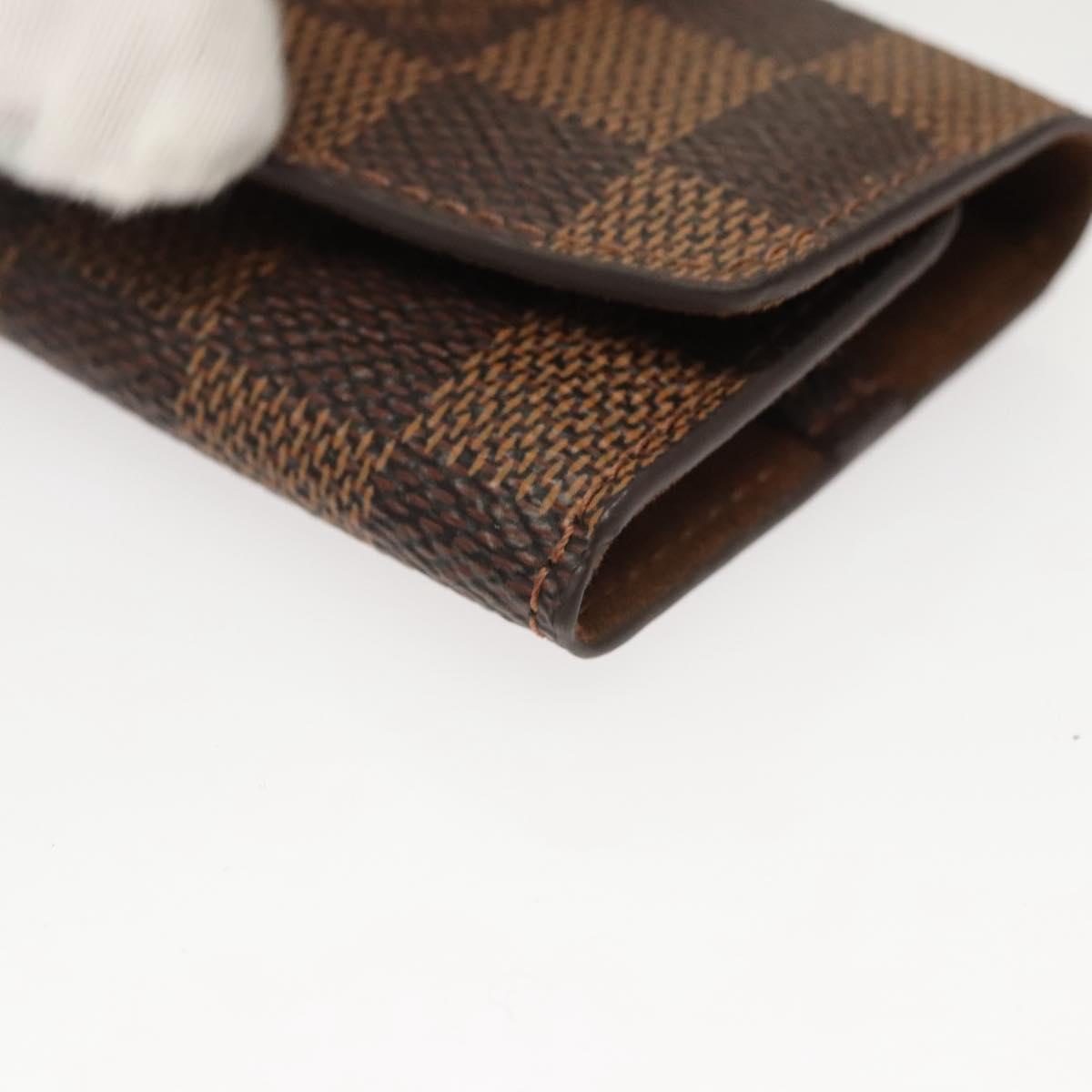 LOUIS VUITTON Damier Ebene Cuffs Cuff Case M64681 LV Auth BA2081V
