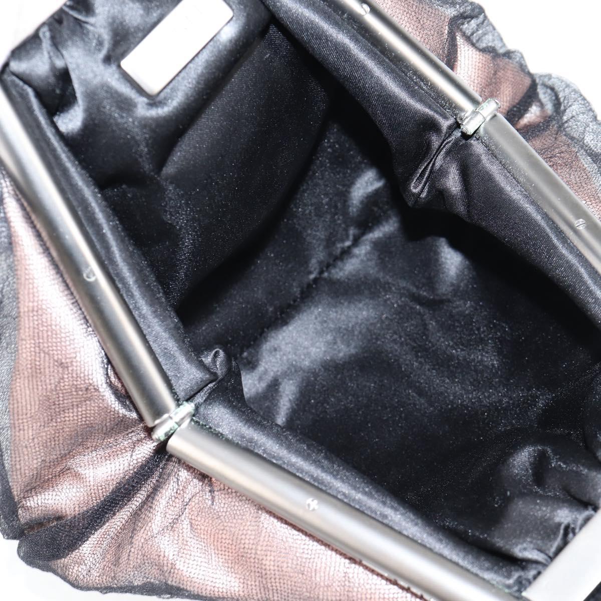 CHANEL Hand Bag Nylon Pink CC Auth BA2093V