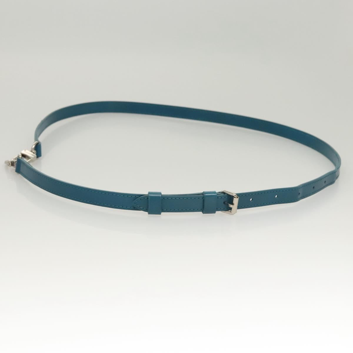 LOUIS VUITTON Epi Adjustable Shoulder Strap 36.2""-43.7"" Cyan LV Auth BA2115