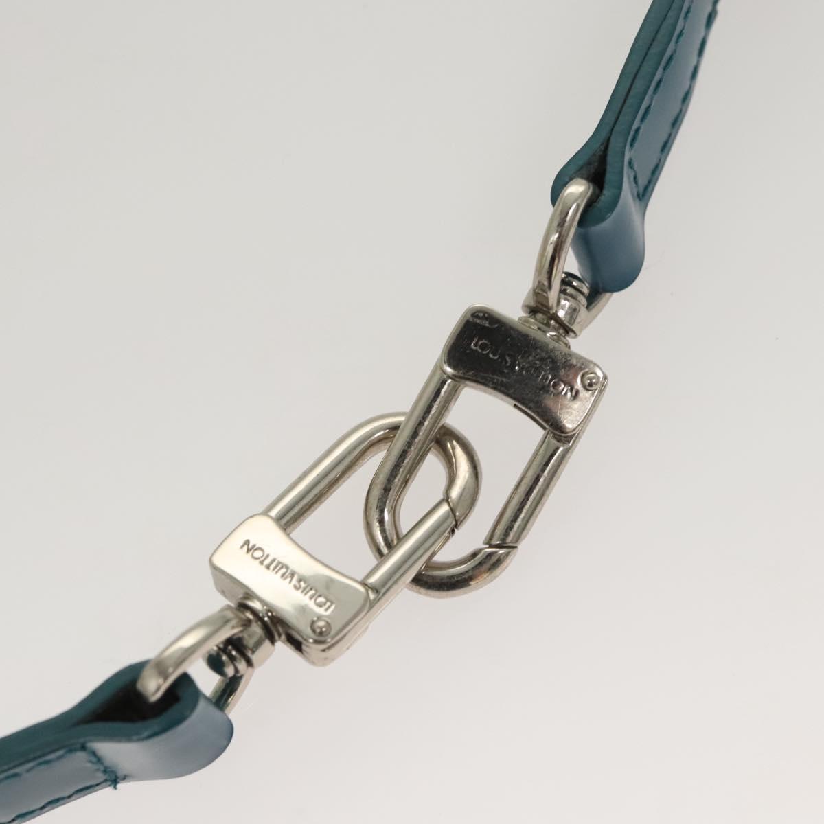 LOUIS VUITTON Epi Adjustable Shoulder Strap 36.2""-43.7"" Cyan LV Auth BA2115
