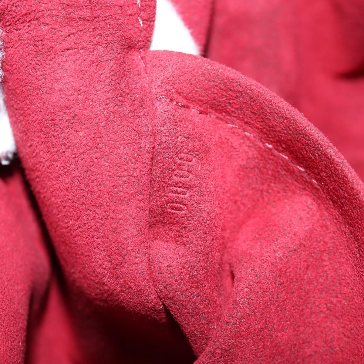 LOUIS VUITTON Monogram Multicolor Beverly GM Hand Bag White M40201 Auth BA2117V