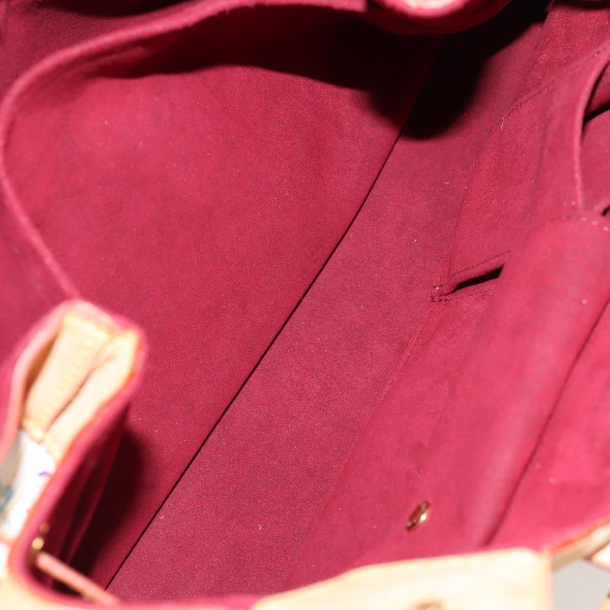 LOUIS VUITTON Monogram Multicolor Ursula Tote Bag White M40123 LV Auth BA2120V