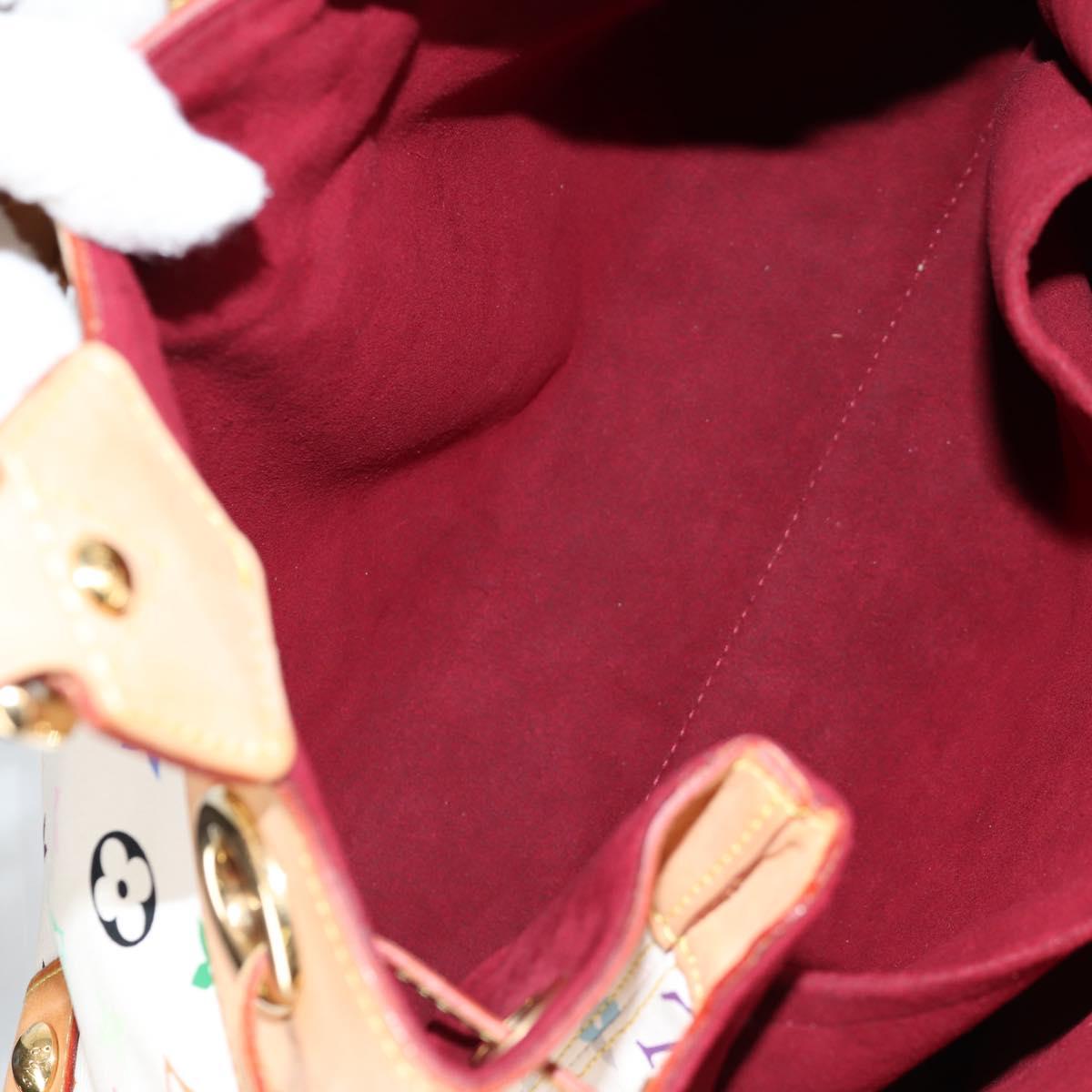 LOUIS VUITTON Monogram Multicolor Ursula Tote Bag White M40123 LV Auth BA2120V