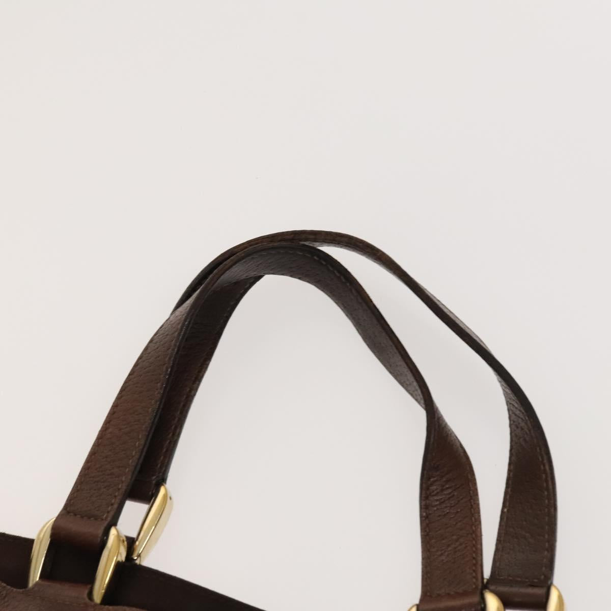 GUCCI GG Canvas Abbey Tote Bag 2Set Beige Gold Auth BA2173