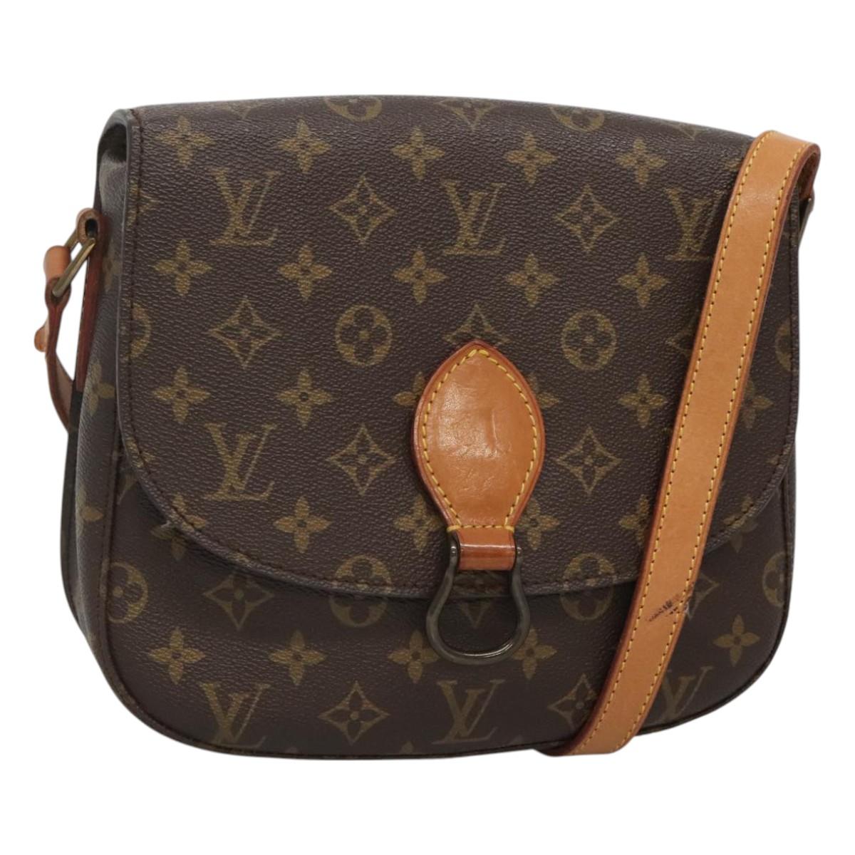 LOUIS VUITTON Monogram Saint Cloud GM Shoulder Bag M51242 LV Auth BA2187