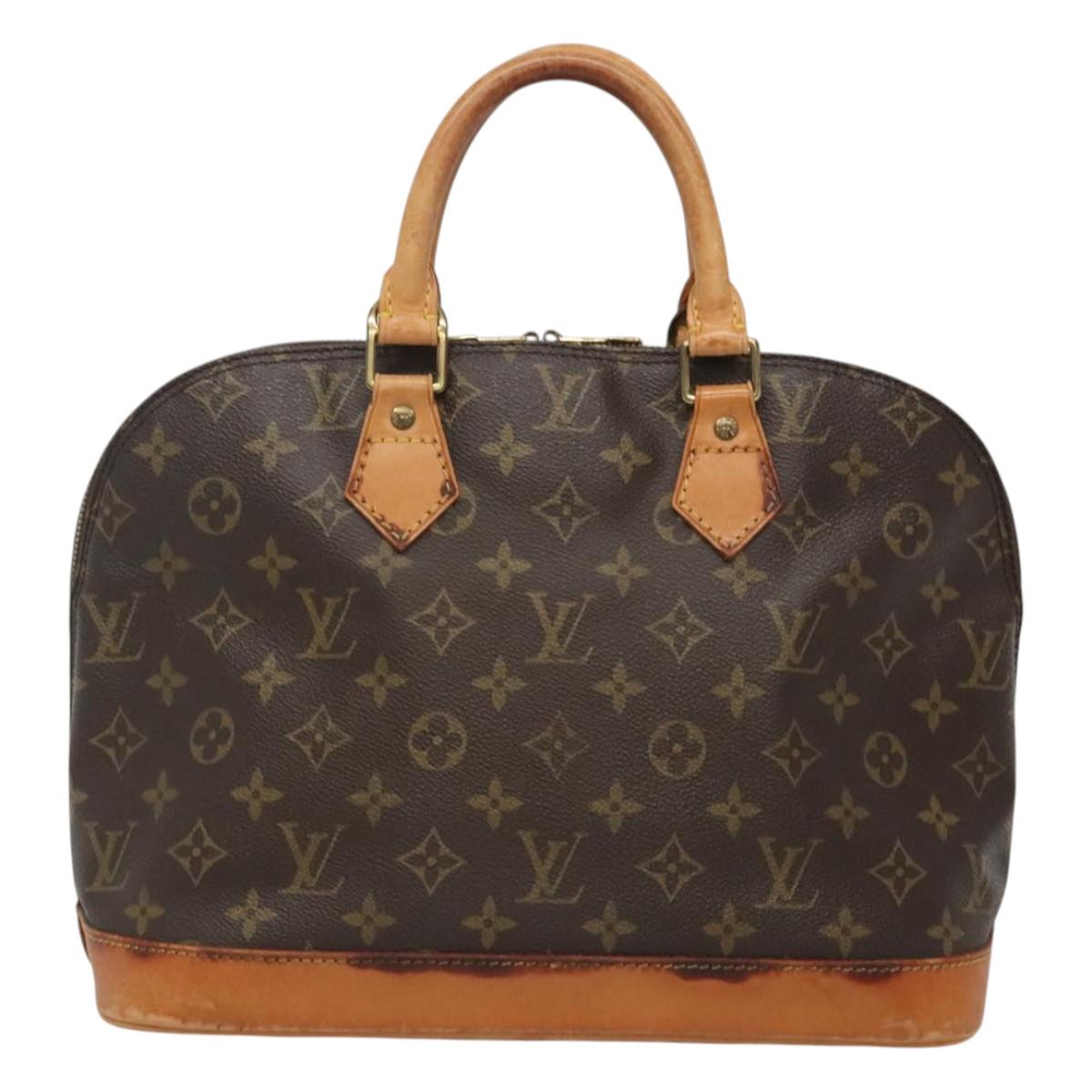 LOUIS VUITTON Monogram Alma Hand Bag M51130 LV Auth BA2191