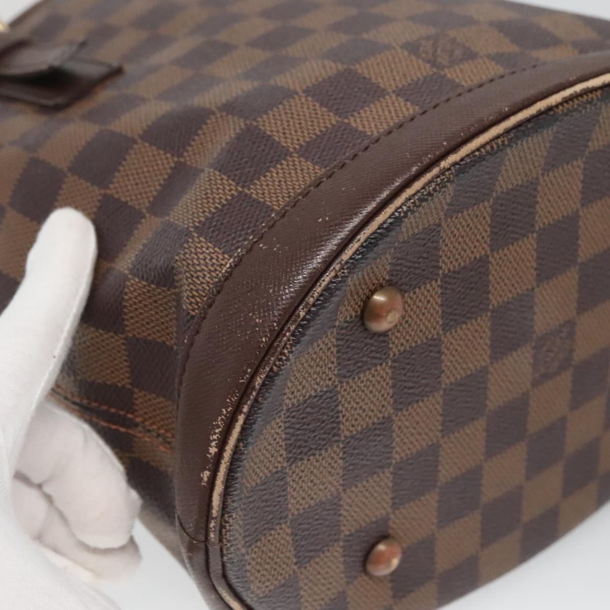 LOUIS VUITTON Damier Ebene Marais Shoulder Bag N42240 LV Auth BA2258