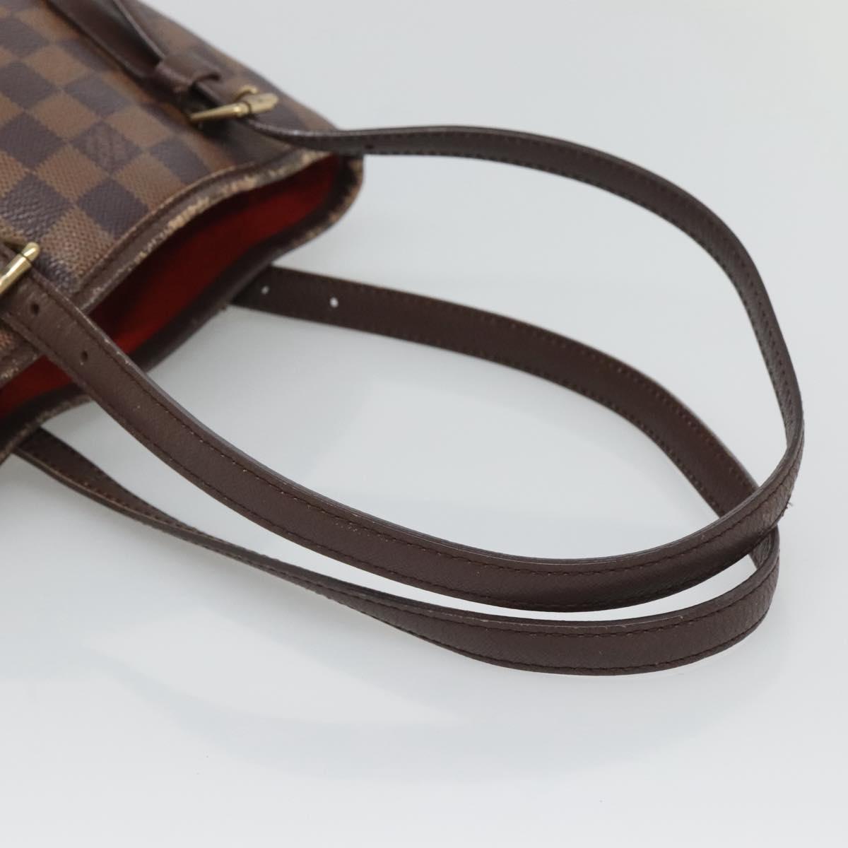LOUIS VUITTON Damier Ebene Marais Shoulder Bag N42240 LV Auth BA2258