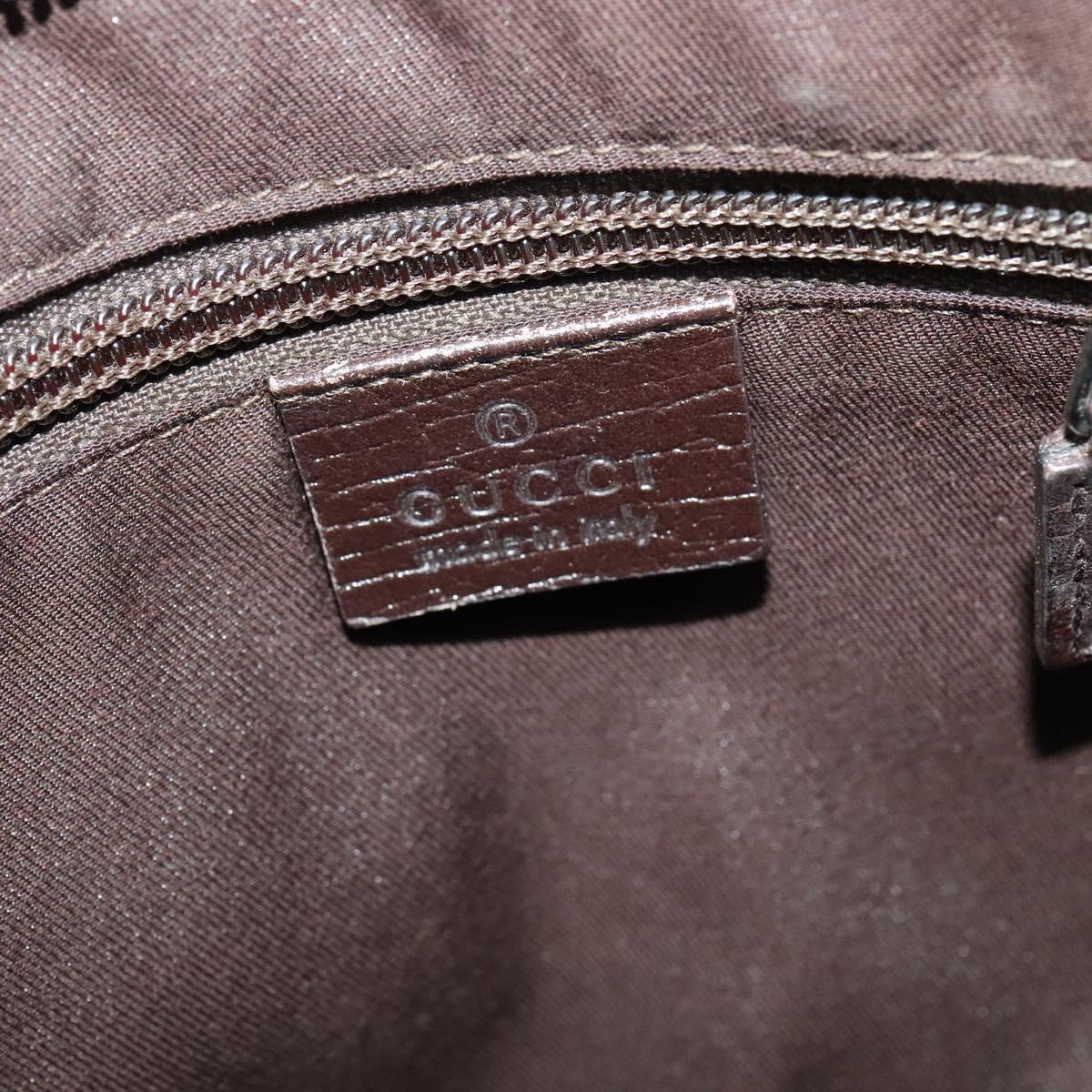 GUCCI GG Supreme Shoulder Bag PVC Beige Gold 141626 Auth BA2287
