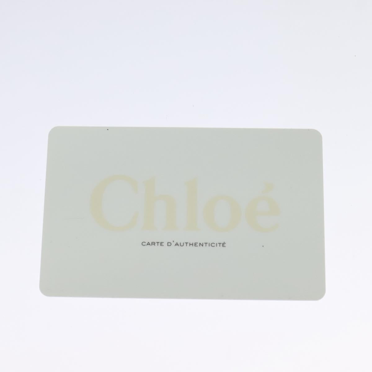 Chloe Lily Shoulder Bag Leather Pink Gold Auth BA2328