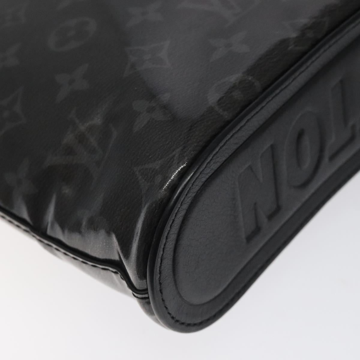 LOUIS VUITTON Eclipse Glaze Pochette Cosmos Clutch Bag M63373 LV Auth BA2380