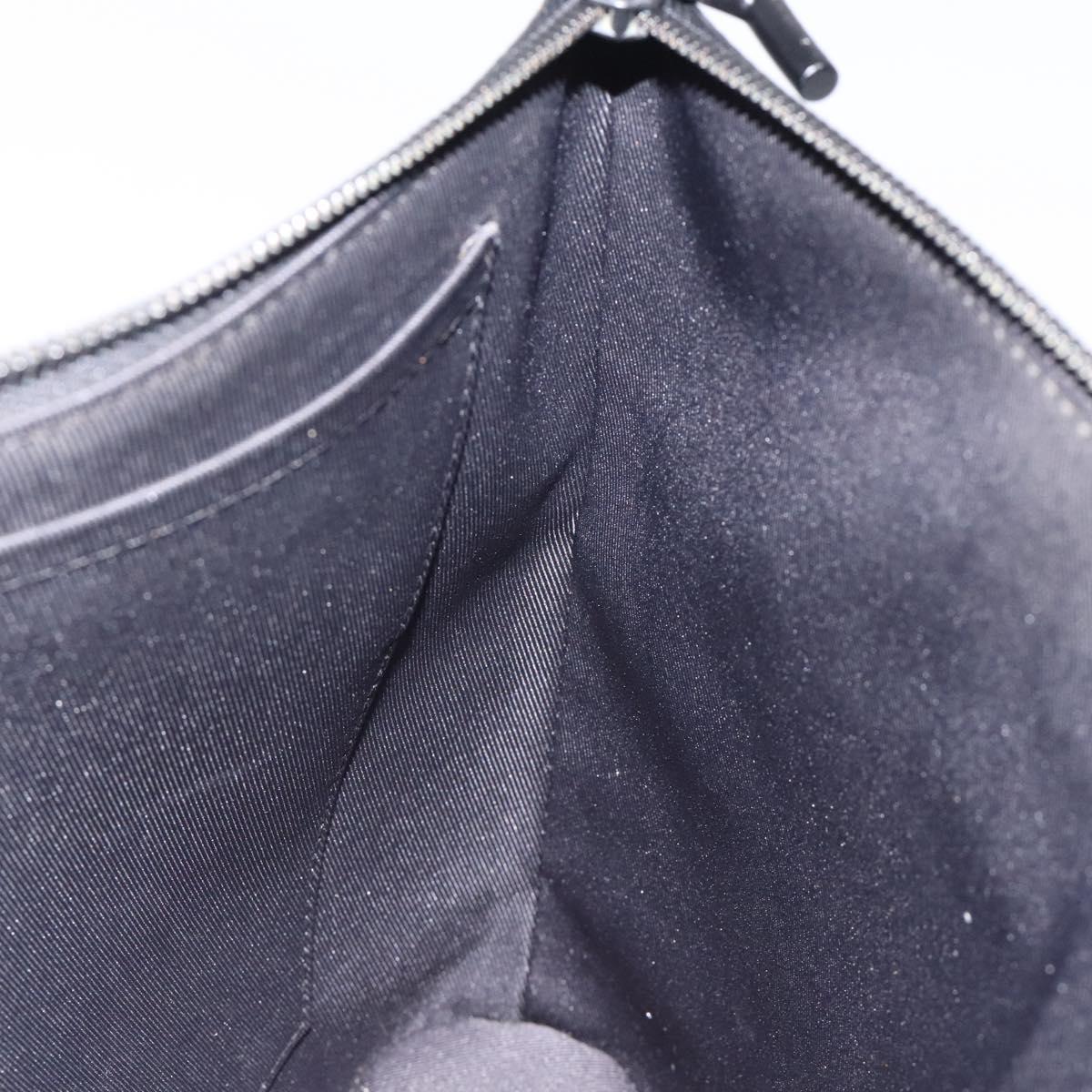 LOUIS VUITTON Eclipse Glaze Pochette Cosmos Clutch Bag M63373 LV Auth BA2380
