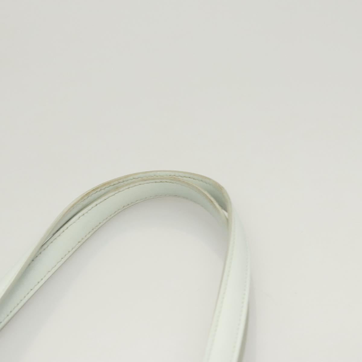 Christian Dior Canage Tote Bag Coated Canvas Light Blue Auth BA2401