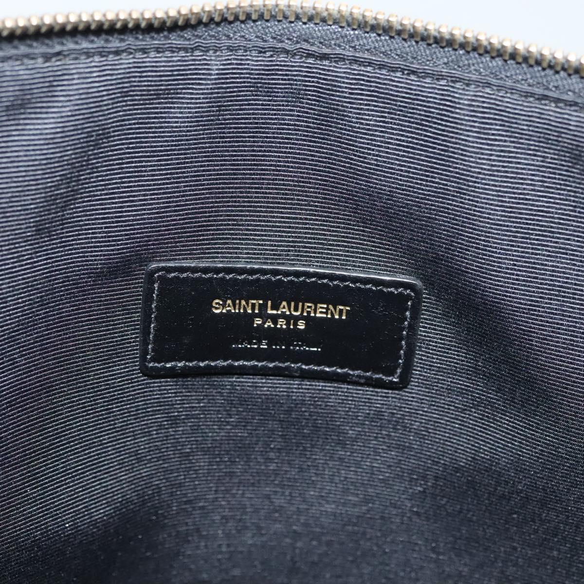 SAINT LAURENT Document case PVC Brown Auth BA2460