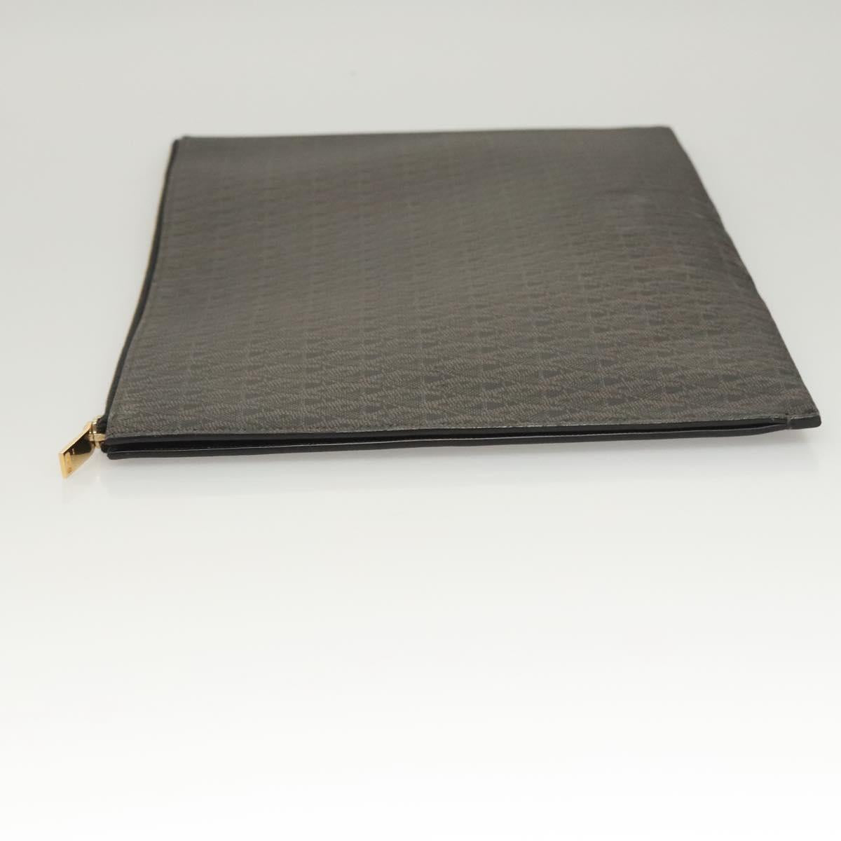 SAINT LAURENT Document case PVC Brown Auth BA2460