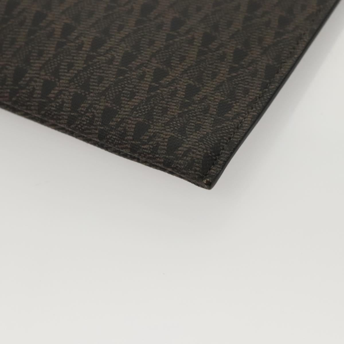 SAINT LAURENT Document case PVC Brown Auth BA2460