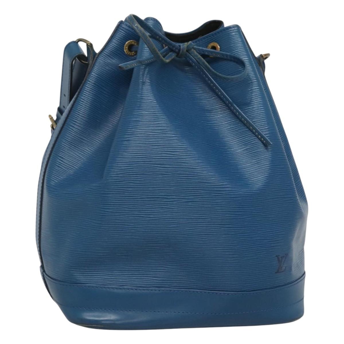 LOUIS VUITTON Epi Noe Shoulder Bag Toledo Blue M44005 LV Auth BA2482