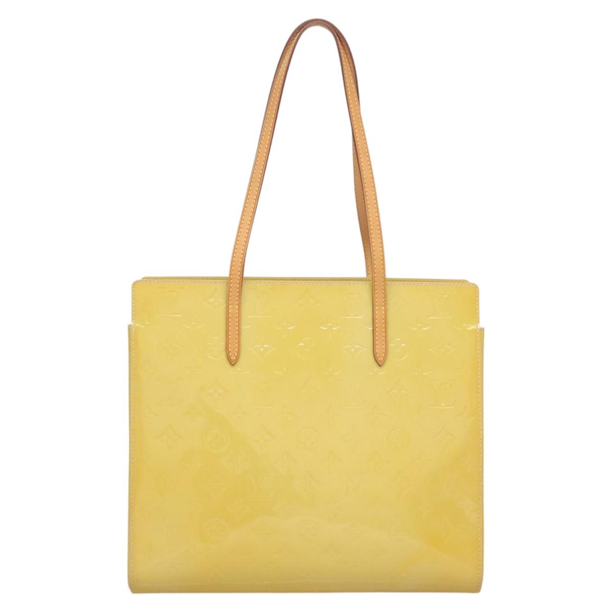 LOUIS VUITTON Monogram Vernis Katarina EW Tote Bag Broncorail M90010 Auth BA2485