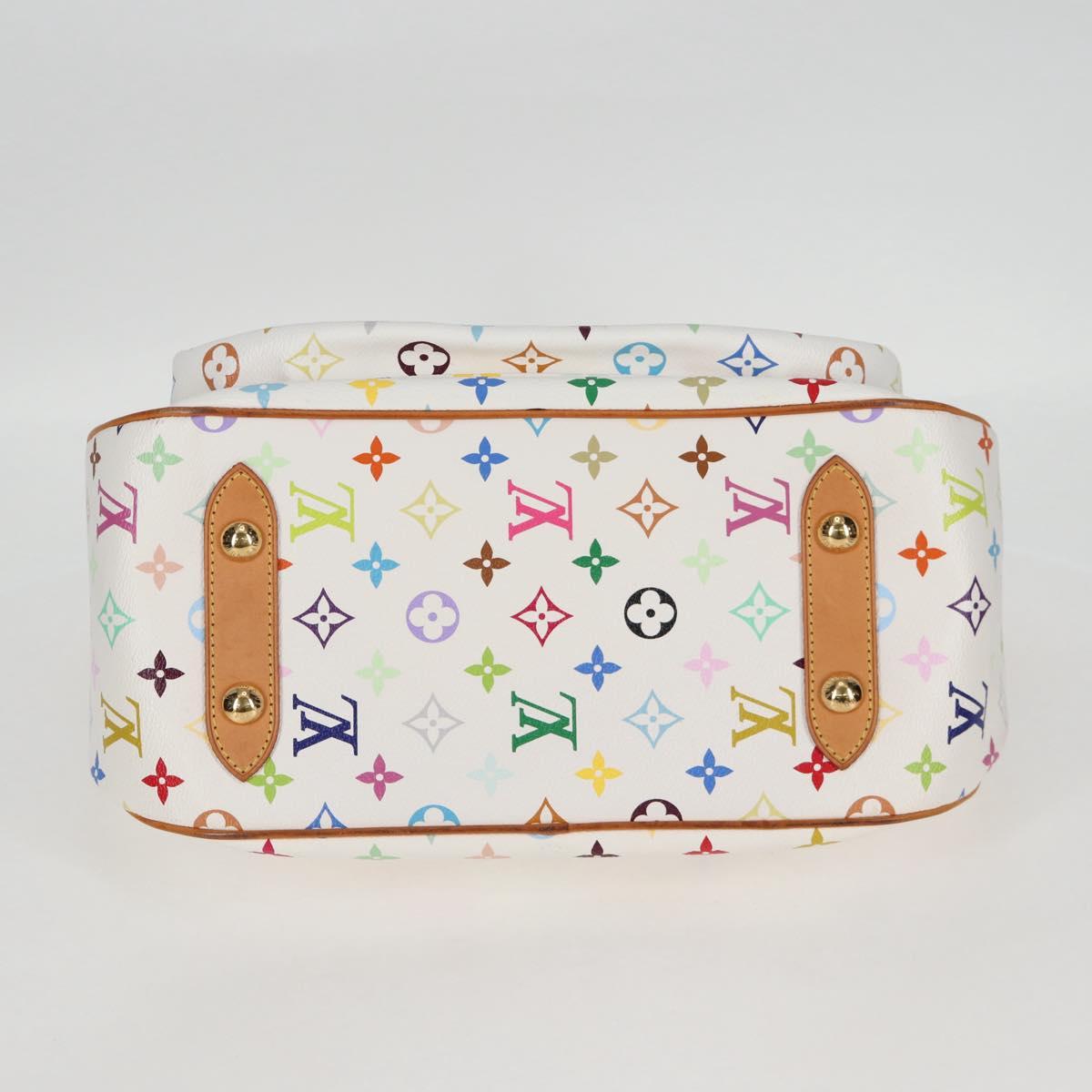 LOUIS VUITTON Monogram Multicolor Rita Bag 2way White M40125 LV Auth BA2497V