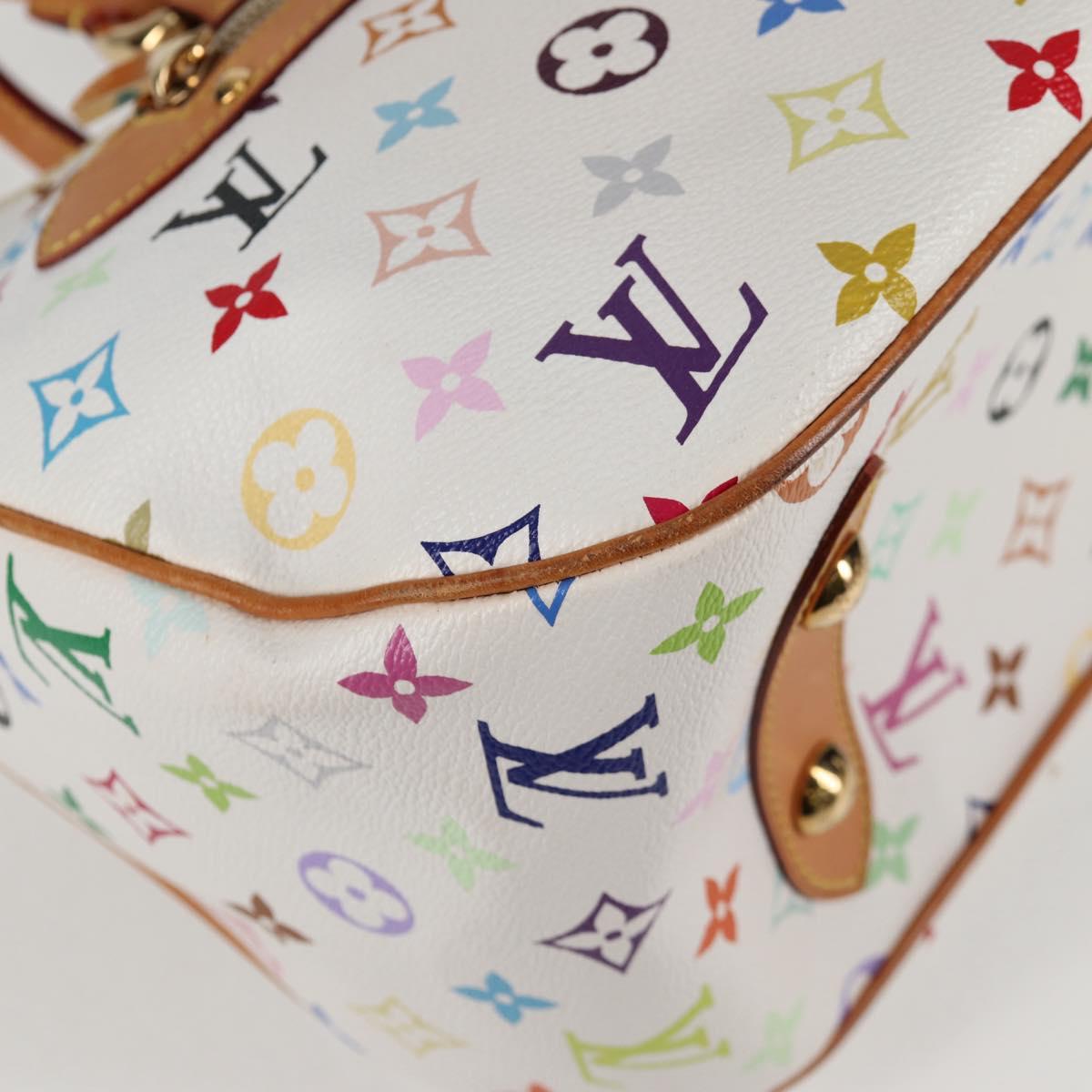 LOUIS VUITTON Monogram Multicolor Rita Bag 2way White M40125 LV Auth BA2497V