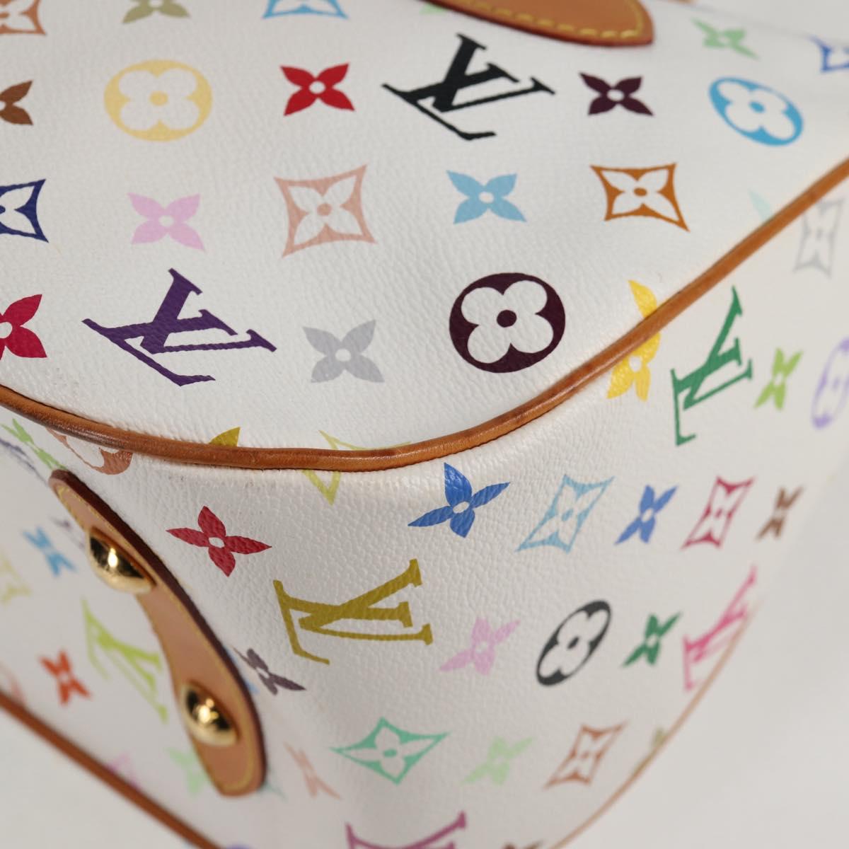LOUIS VUITTON Monogram Multicolor Rita Bag 2way White M40125 LV Auth BA2497V