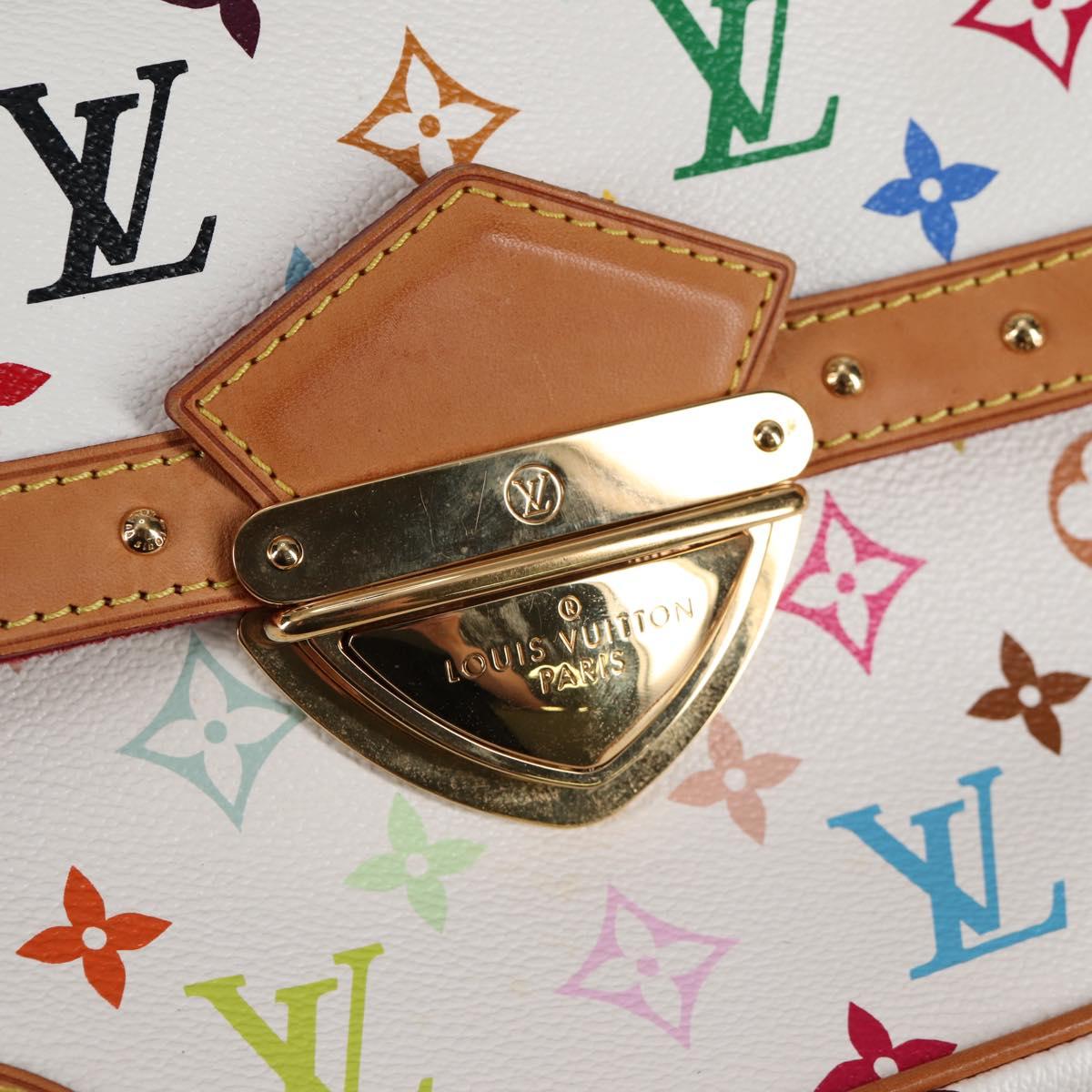LOUIS VUITTON Monogram Multicolor Rita Bag 2way White M40125 LV Auth BA2497V