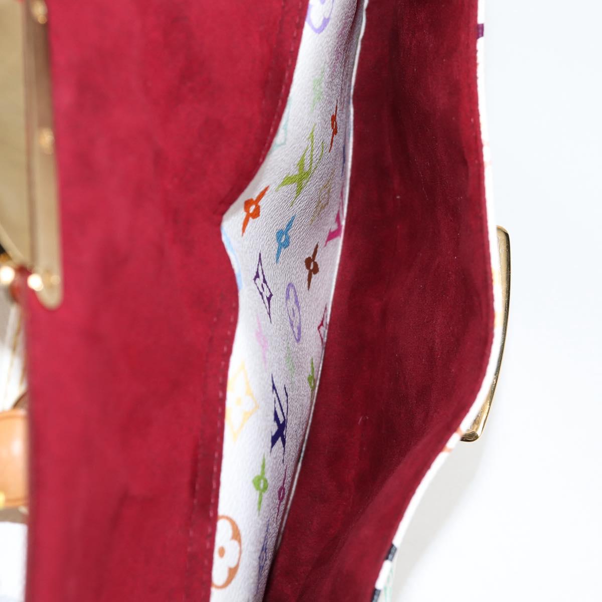 LOUIS VUITTON Monogram Multicolor Rita Bag 2way White M40125 LV Auth BA2497V
