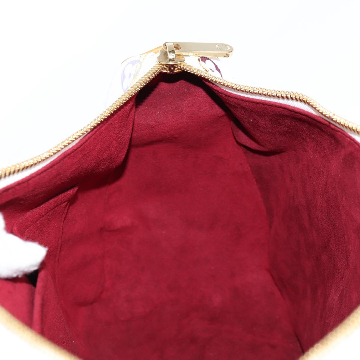 LOUIS VUITTON Monogram Multicolor Rita Bag 2way White M40125 LV Auth BA2497V
