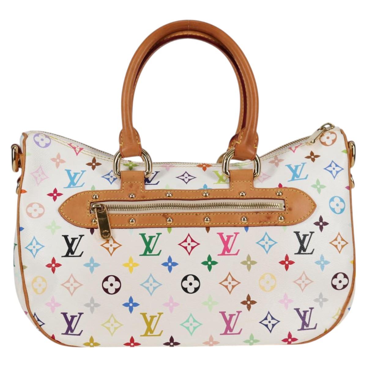 LOUIS VUITTON Monogram Multicolor Rita Bag 2way White M40125 LV Auth BA2497V