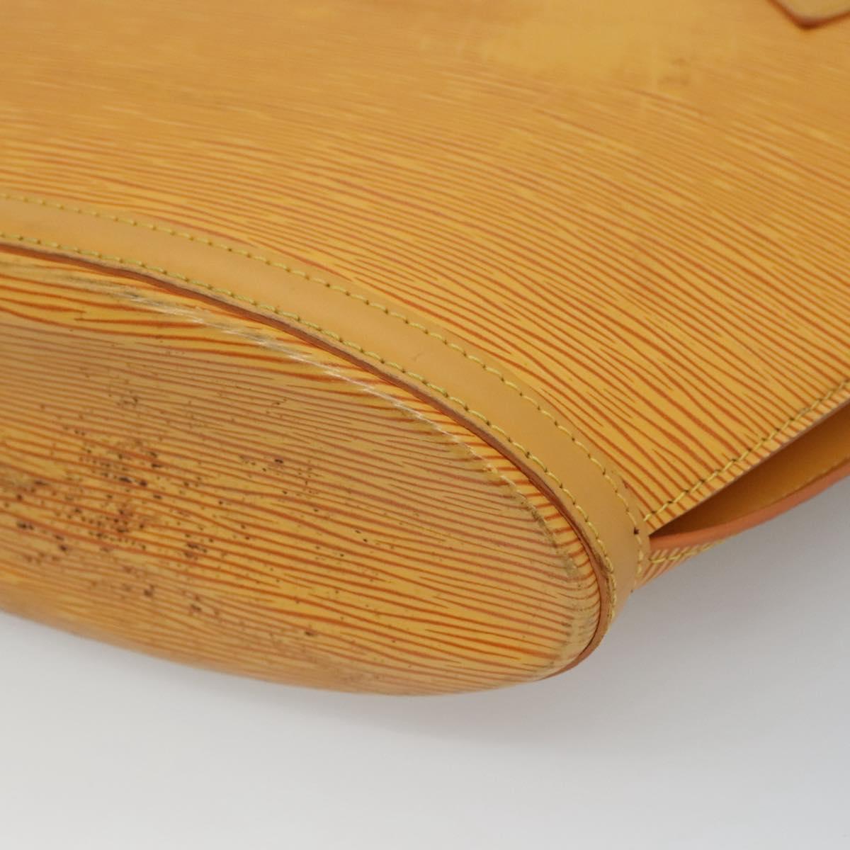 LOUIS VUITTON Epi Saint Jacques Poignees Long Bag Yellow M52339 LV Auth BA2562