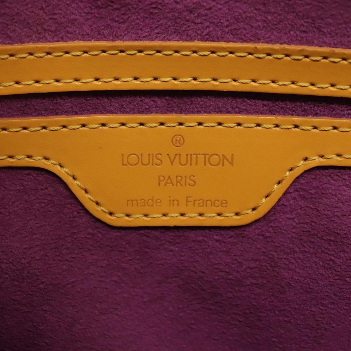 LOUIS VUITTON Epi Saint Jacques Poignees Long Bag Yellow M52339 LV Auth BA2562