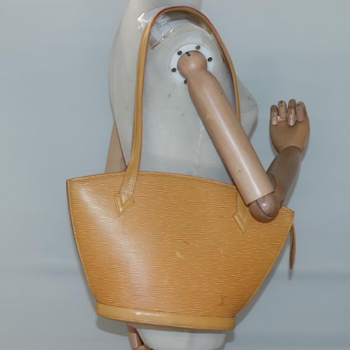 LOUIS VUITTON Epi Saint Jacques Poignees Long Bag Yellow M52339 LV Auth BA2562
