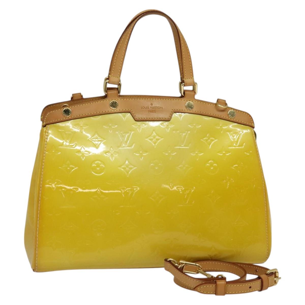 LOUIS VUITTON Monogram Vernis Blair MM Bag 2way Broncorail M91456 LV Auth BA2566