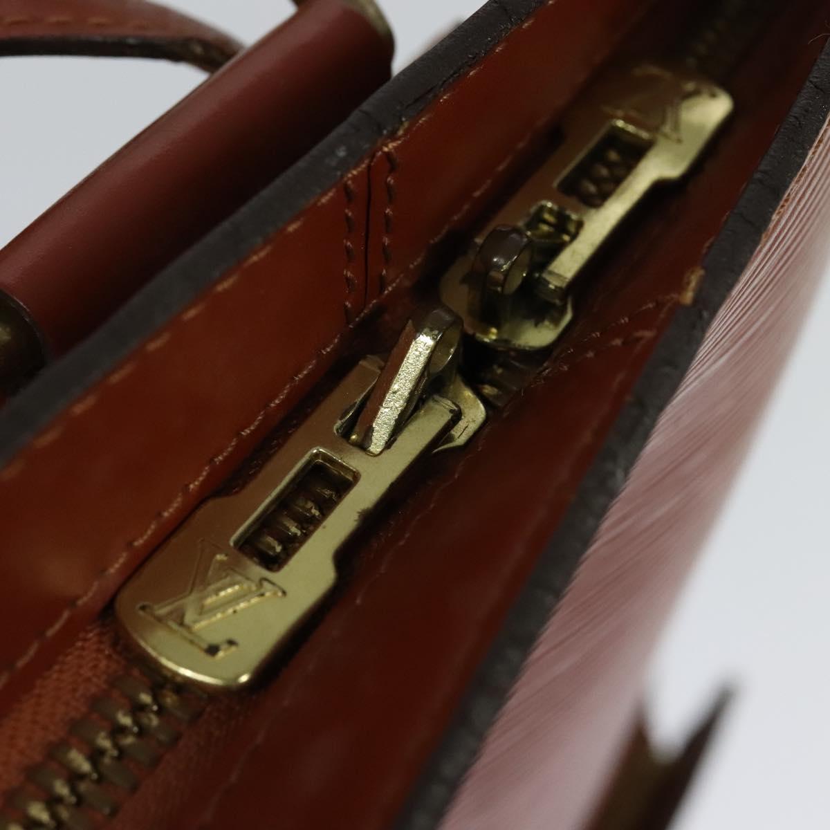 LOUIS VUITTON Epi Coblanc Shoulder Bag Brown M52293 LV Auth BA258