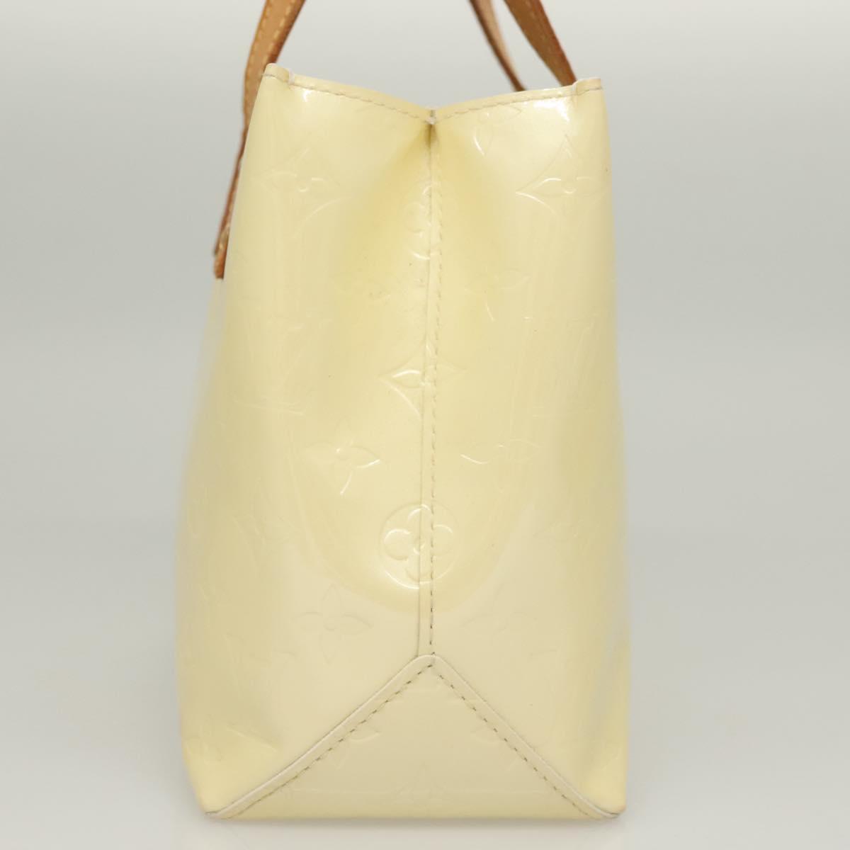 LOUIS VUITTON Monogram Vernis Reade PM Hand Bag Perle M91336 LV Auth BA2583