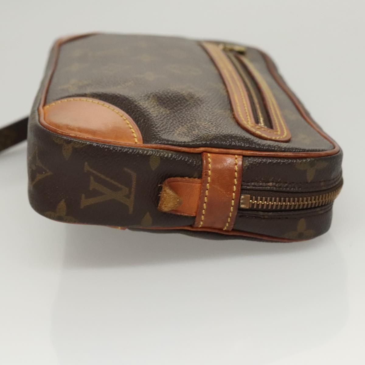 LOUIS VUITTON Monogram Marly Dragonne GM Clutch Bag M51825 LV Auth BA2661