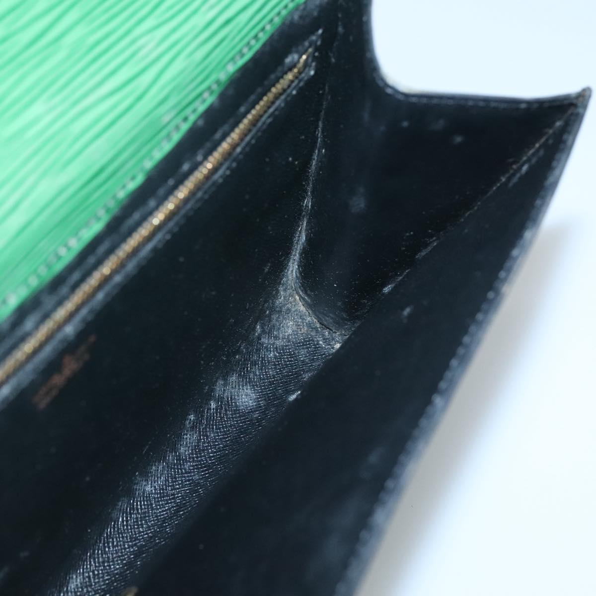 LOUIS VUITTON Epi Art Deco Clutch Bag Green M52634 LV Auth BA2685