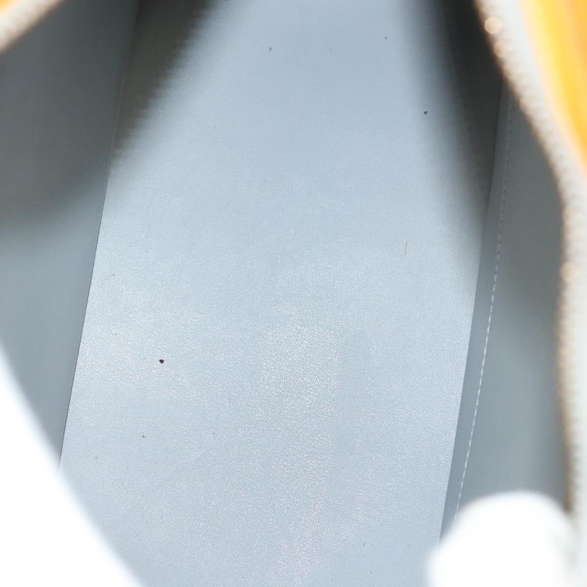 LOUIS VUITTON Monogram Vernis Houston Hand Bag Gris M91053 LV Auth BA2689