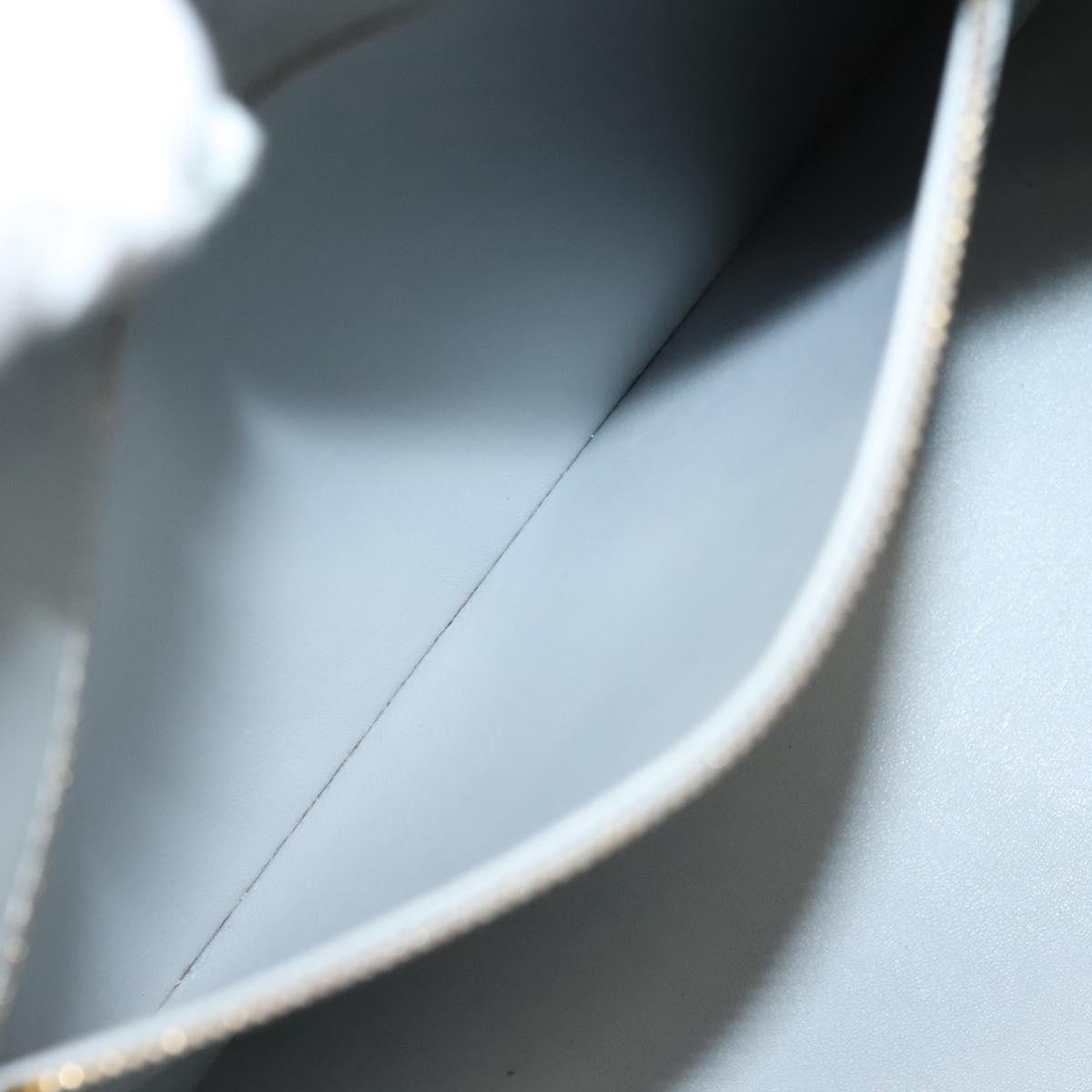 LOUIS VUITTON Monogram Vernis Houston Hand Bag Gris M91053 LV Auth BA2689