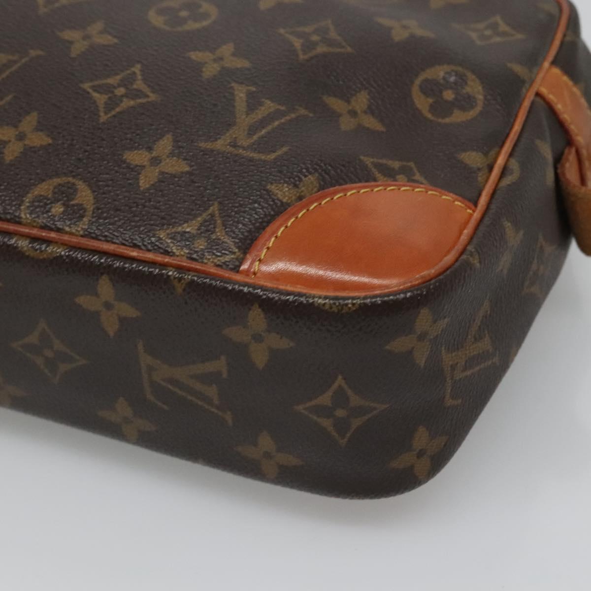 LOUIS VUITTON Monogram Compiegne 28 Clutch Bag M51845 LV Auth BA2693