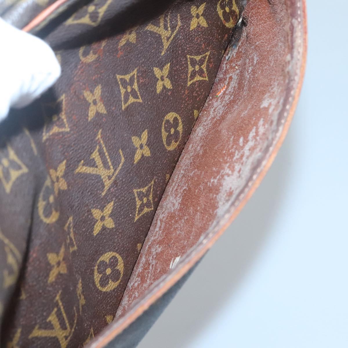 LOUIS VUITTON Monogram Compiegne 28 Clutch Bag M51845 LV Auth BA2693