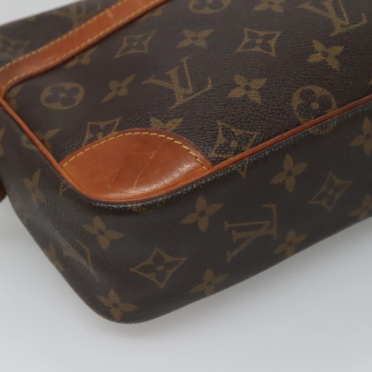 LOUIS VUITTON Monogram Compiegne 28 Clutch Bag M51845 LV Auth BA2693
