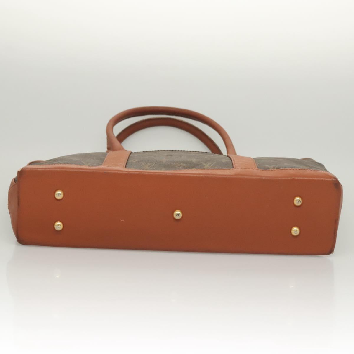 LOUIS VUITTON Monogram Sac Weekend PM Hand Bag M42425 LV Auth BA2696