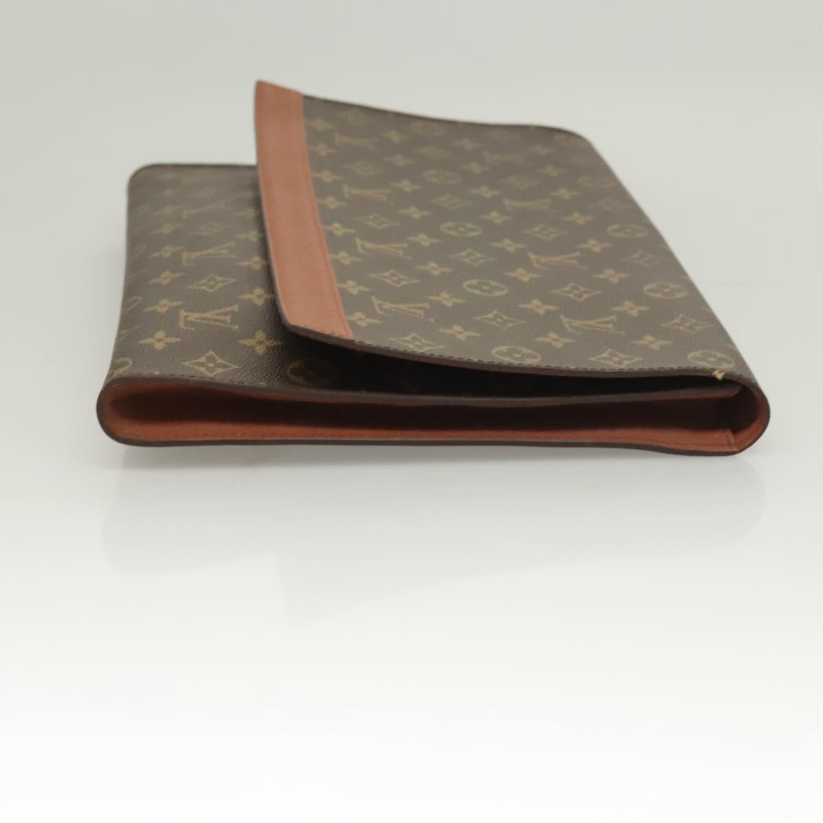 LOUIS VUITTON Monogram Porte Envelope Clutch Bag M51801 LV Auth BA2713