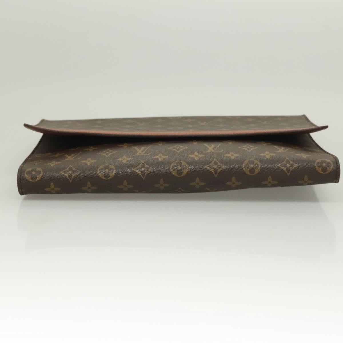 LOUIS VUITTON Monogram Porte Envelope Clutch Bag M51801 LV Auth BA2713
