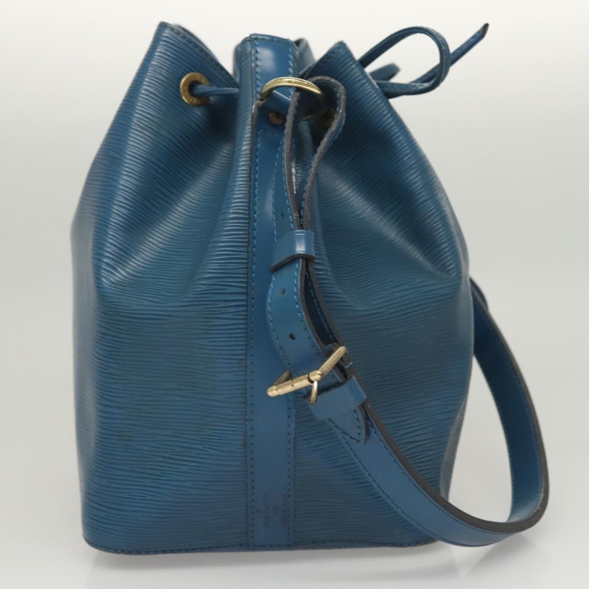LOUIS VUITTON Epi Petit Noe Shoulder Bag Blue M44105 LV Auth BA2719